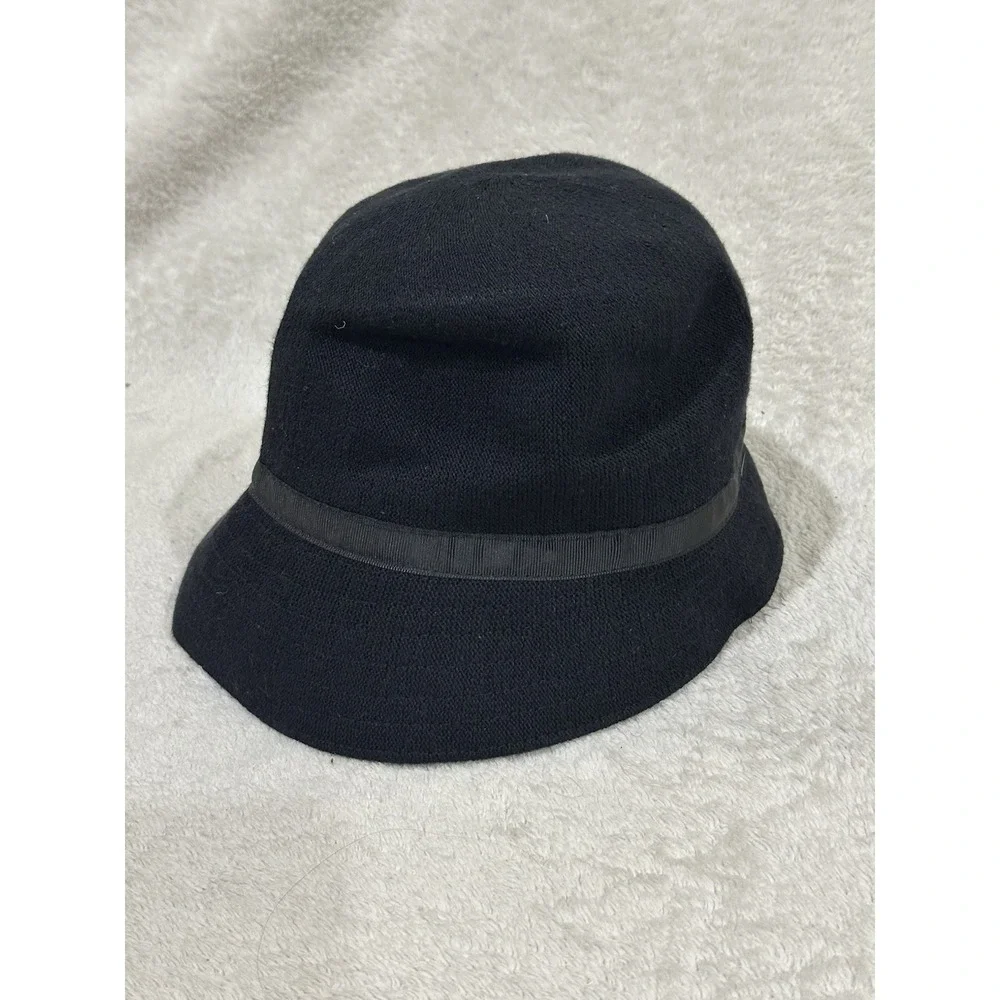 Kangol Women's Black Bamboo Cloche Bucket Hat‎ Small K0214FA